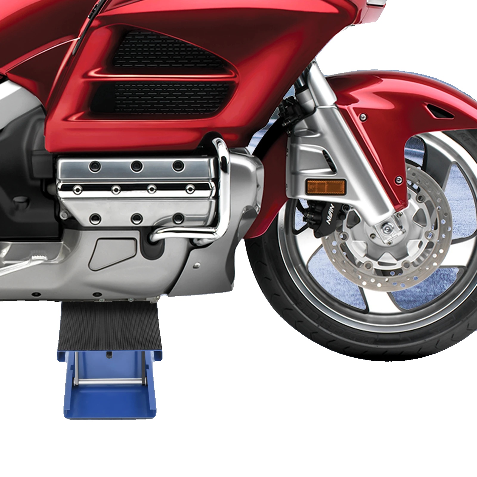 Motorradheber, Tragfähigkeit 500 Kg, Höhenverstellbar 9,3-35 Cm, Plattformgröße 37 X 23 Cm, Bruttogewicht 12,3 Kg, Nettogewicht 11,69 Kg