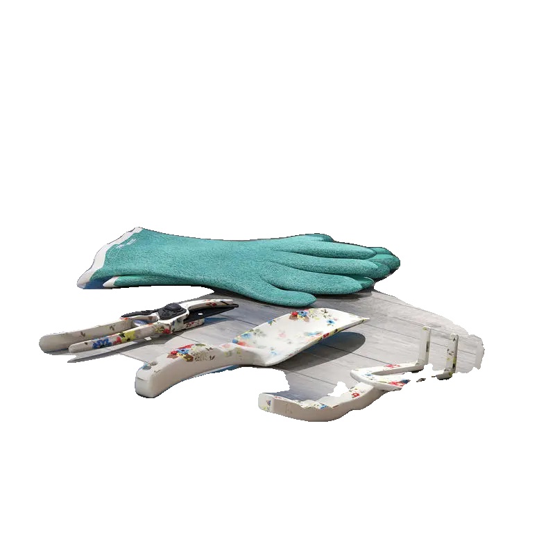 Gartenwerkzeuge, Aluminium-material, Blumenmuster, Elfenbein