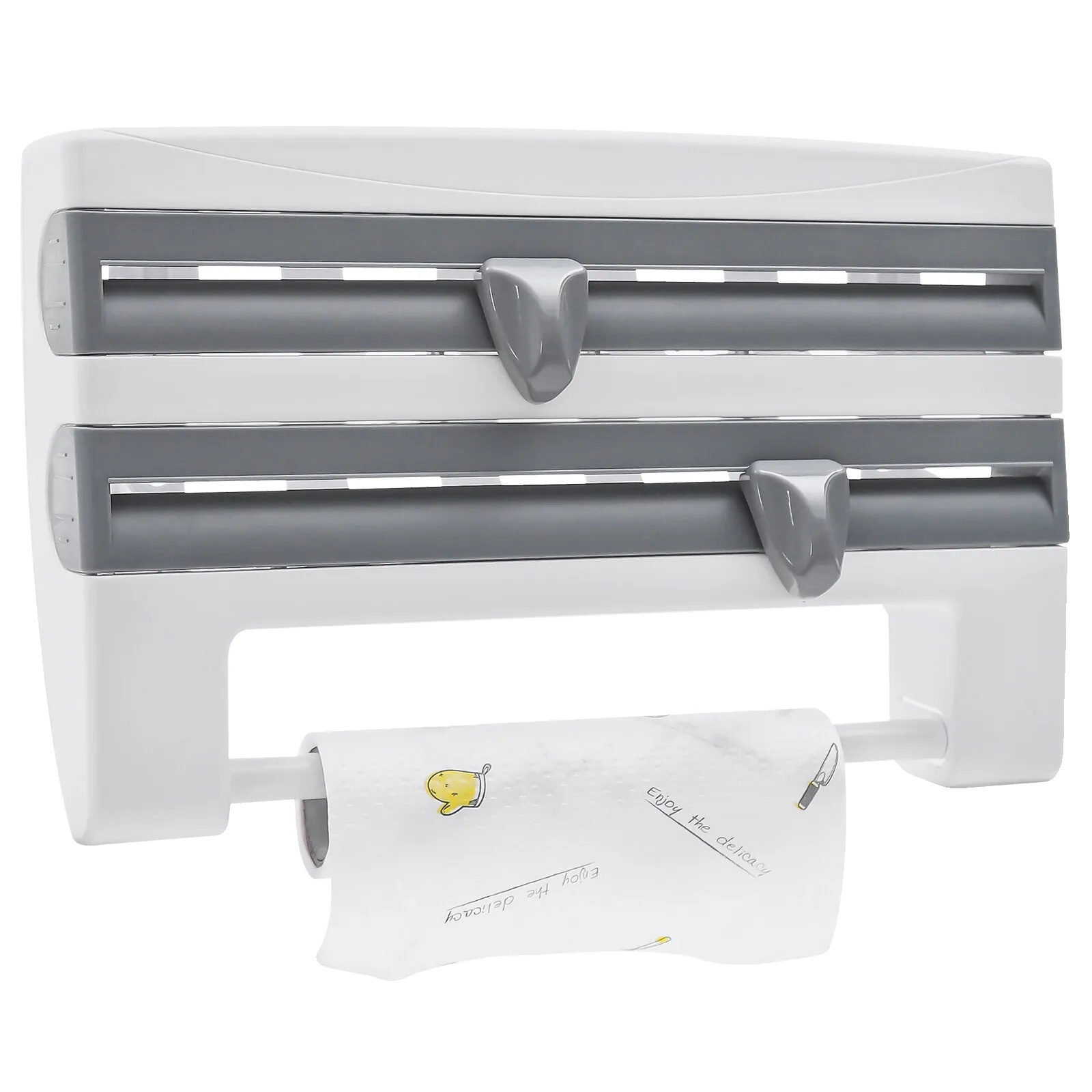 Wandmontierter Organizer, Einfache Ersatzbeschaffung, Platzsparendes Design, Hellgrau