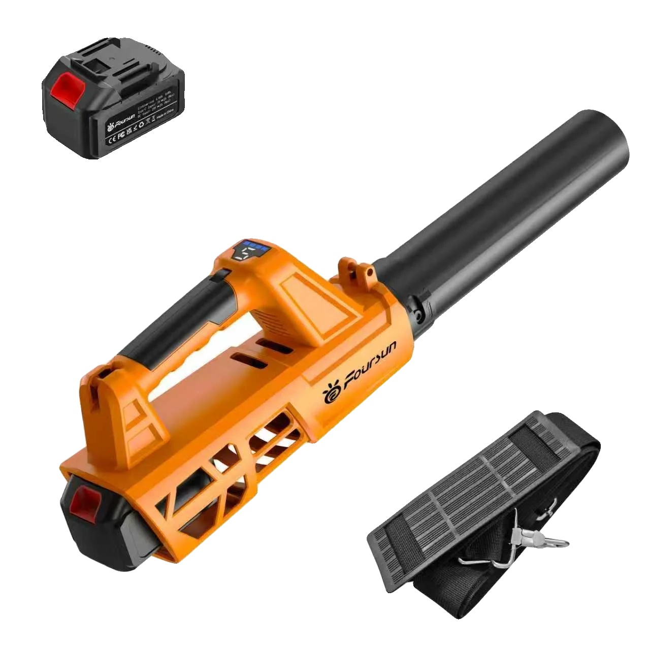 Elektrischer Luftbläser, Hochleistungs-bürstenloser Motor, Tragbares Design, 1 Batterie