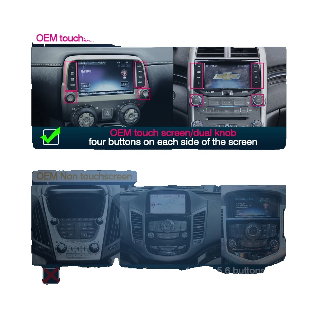 Decoder-box, Unterstützt Carplay Und Android Auto, Kamerakompatibilität, Oem-touchscreen