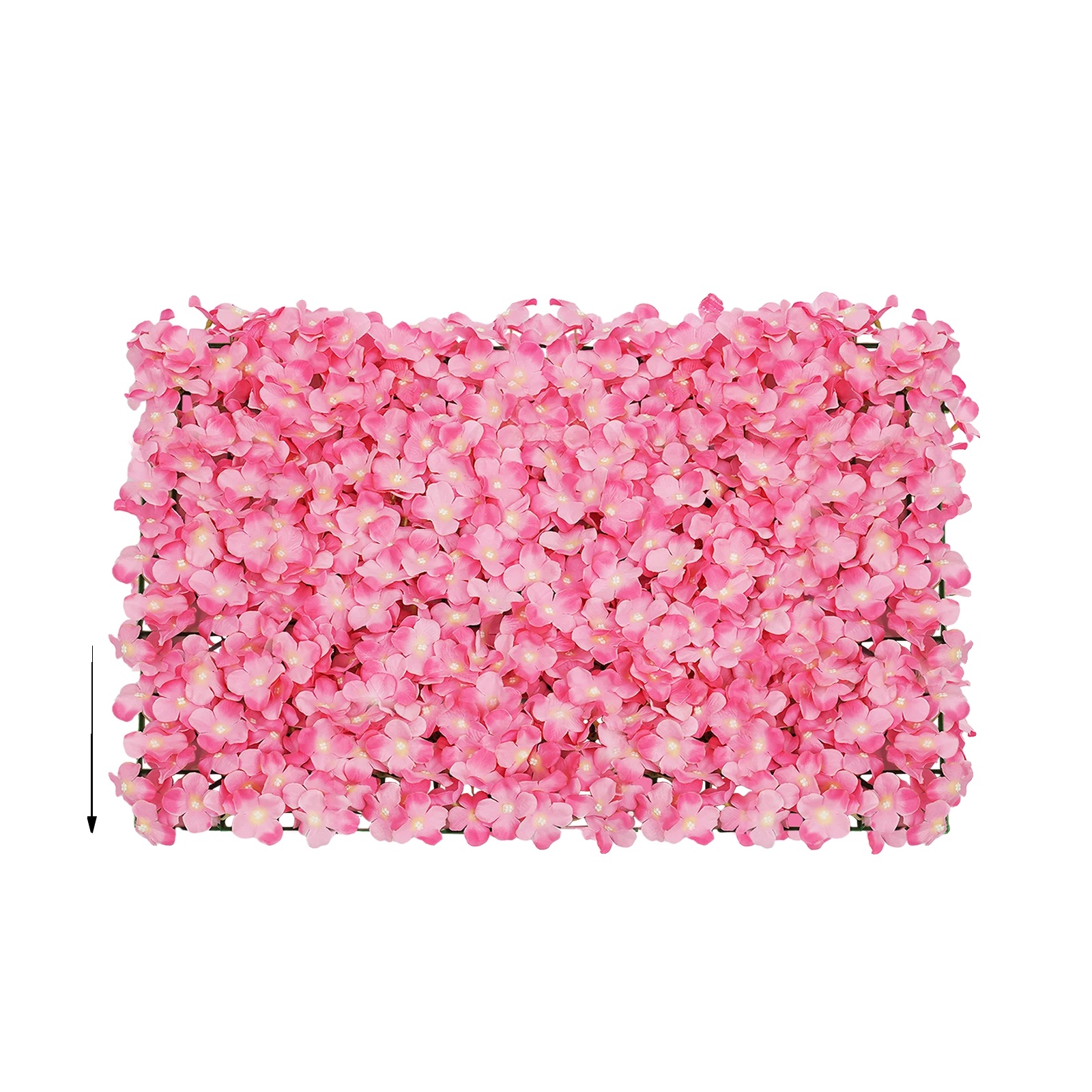 Blumenwandpaneele, 20-teiliger Satz, Langlebige Florale Dekoration, Rosa