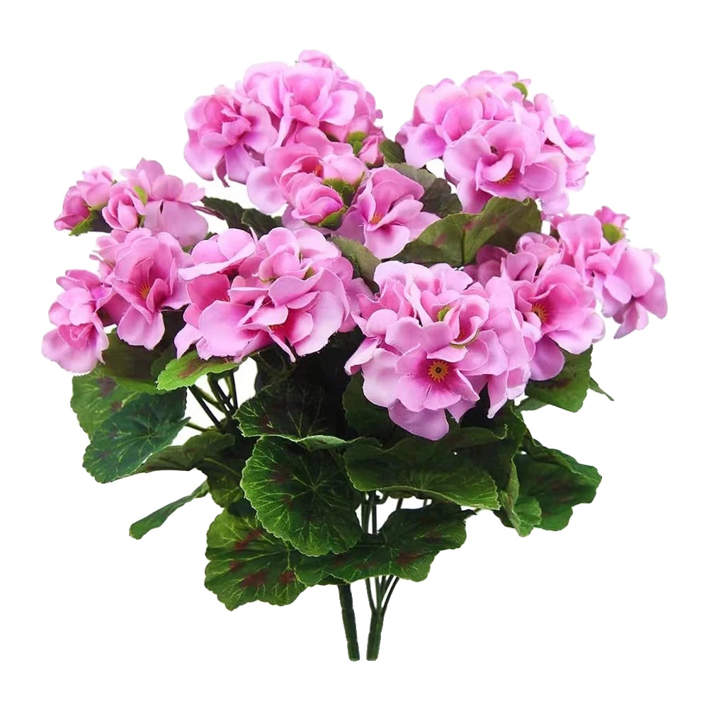 Künstliche Blumen, Lebensechtes Design, Innendekoration, Rosa-a, 4 Stück-a