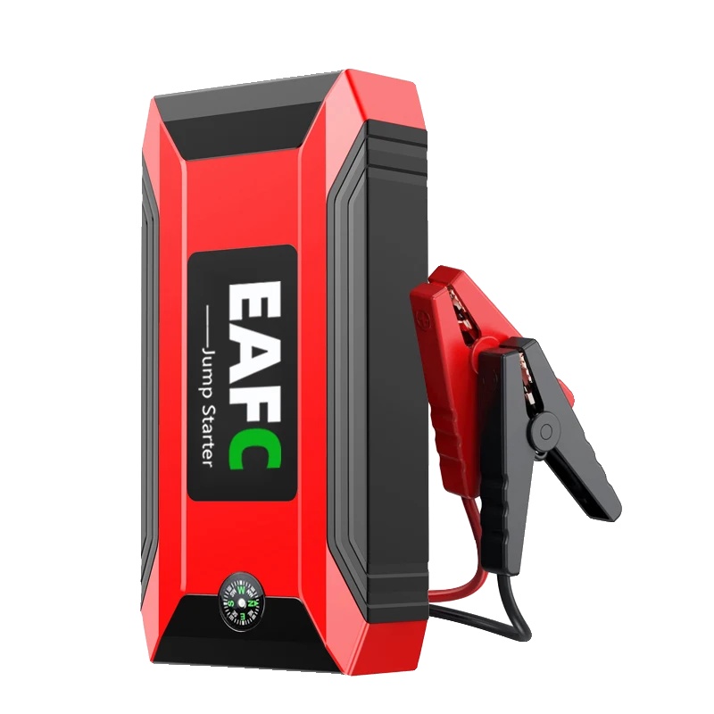 Auto-starthilfe, 8000mah Powerbank, Notfall-taschenlampe, Rot