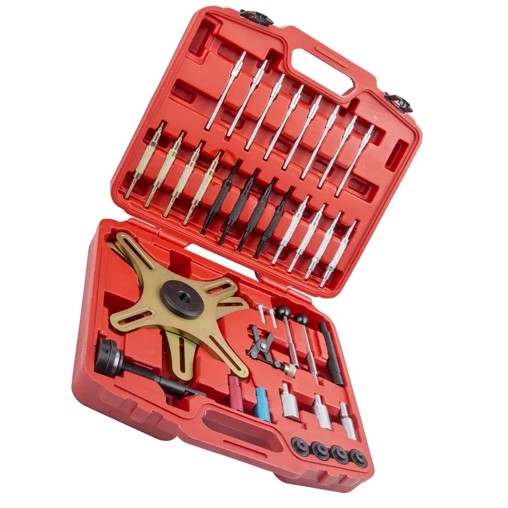 Kupplungsjustierwerkzeuge, Stahlmaterial, 6,5 X 5,5 X 1,5 Zoll, Universelle Kompatibilität, Selbstjustierendes Design, 38 Teile