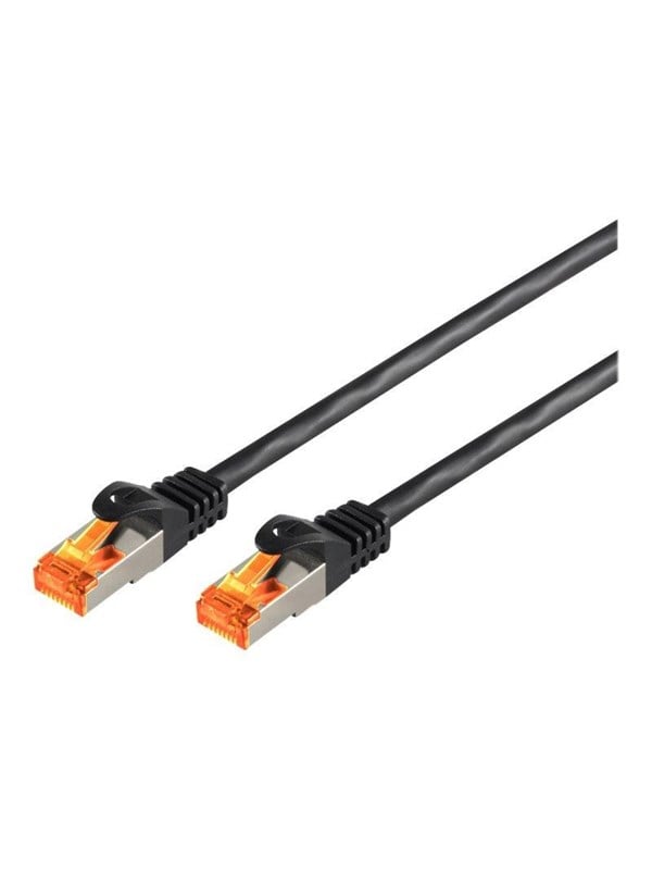 SCONN S-Impuls patch cable - 20 m - black - Schwarz - 20m