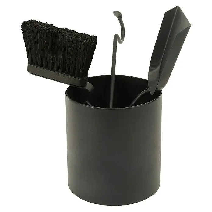Valo Kaminbesteck Rim (Stahl, Schwarz, 34,5 cm)