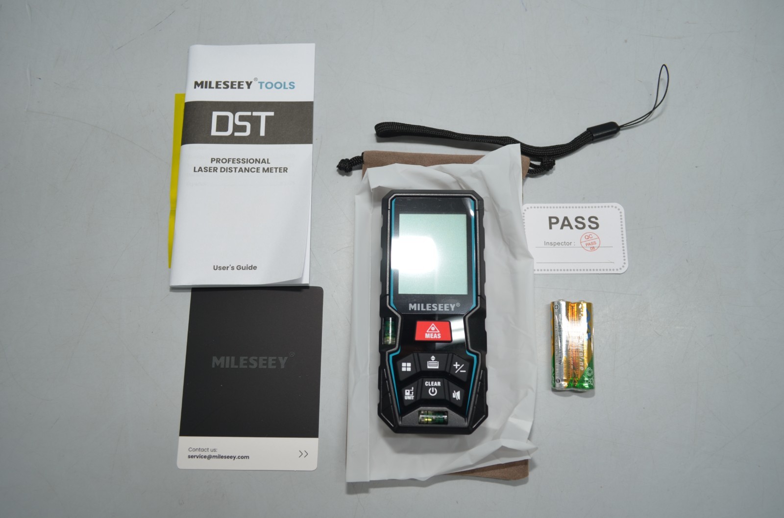 MiLESEEY D5T Laser Entfernungsmesser 50m Bluetooth App Distanzmesser Neu