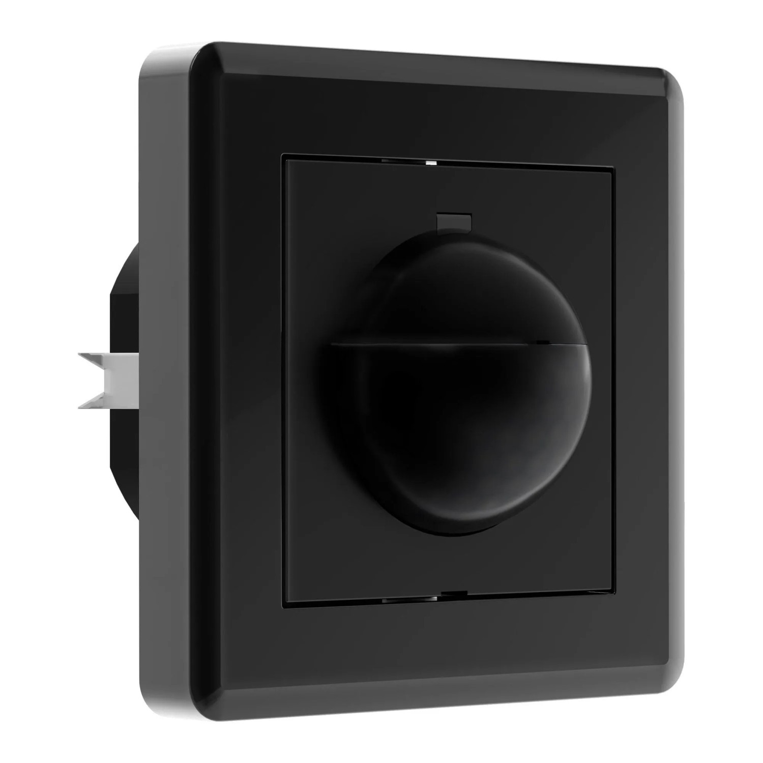 Oktaplex Til Lichtschalter mit Bewegungsmelder Unterputz 2-Draht ohne Neutralleiter PIR 180° 9m 55x55 LED Schwarz