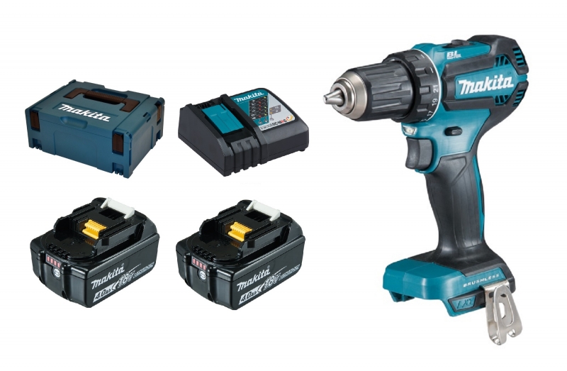 Makita DDF485RMJ 2x 4Ah Akku + Ladegerät im MAKPAC Bild 2