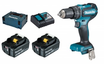 Makita DHP485RMJ 2x 4Ah Akku + Ladegerät im MAKPAC