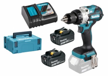 Makita DHP486RFJ 2x 3Ah Akku + Ladegerät