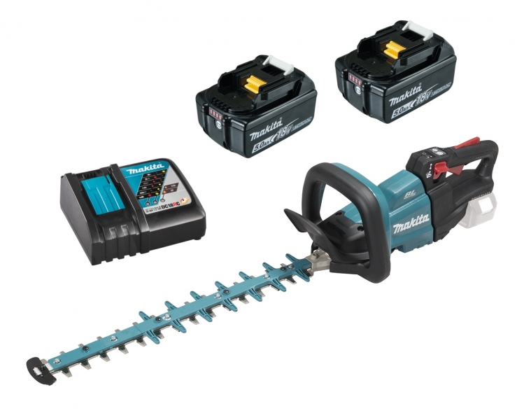 Makita DUH502RT2 + 2x 18V 5Ah BL1850B + DC18RC Bild 2