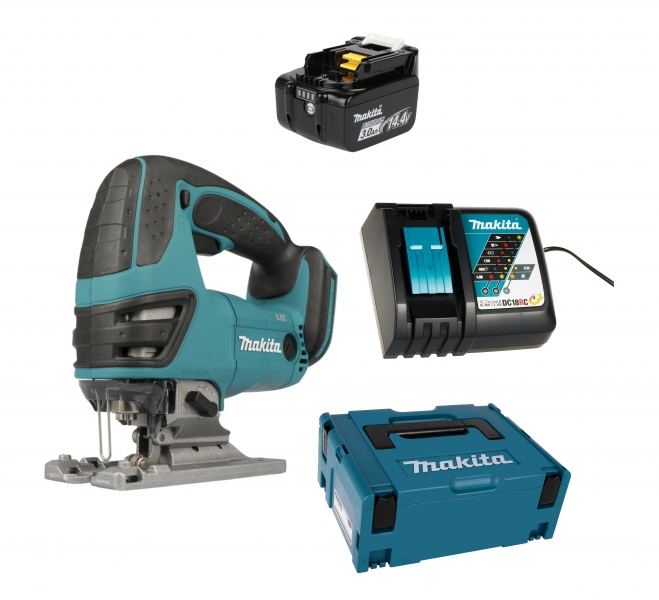 Makita DJV140RF1J 1x BL1430B + DC18RC im MAKPAC Bild 2
