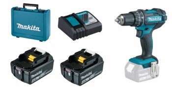 Makita DHP482RME 2x 4Ah Akku + Ladegerät