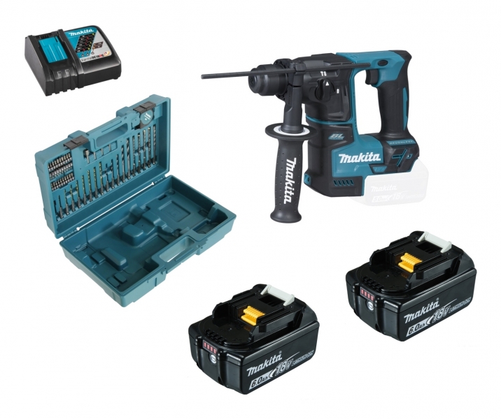 Makita DHR171RGX3 2x 6Ah Akku + Ladegerät Bild 2