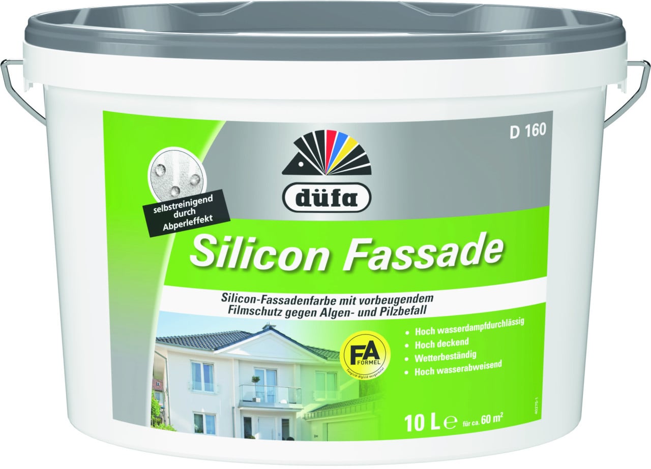 Düfa Fassadenfarbe Silikon 10 L weiß