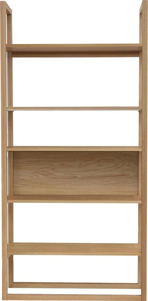 Woodman Bücherregal New Est, Regal, Standregal, im skandinavischen Design, Gestell aus massiver Eiche, FSC®