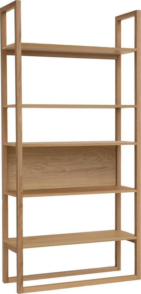 Woodman Bücherregal New Est, Regal, Standregal, im skandinavischen Design, Gestell aus massiver Eiche, FSC® Bild 2