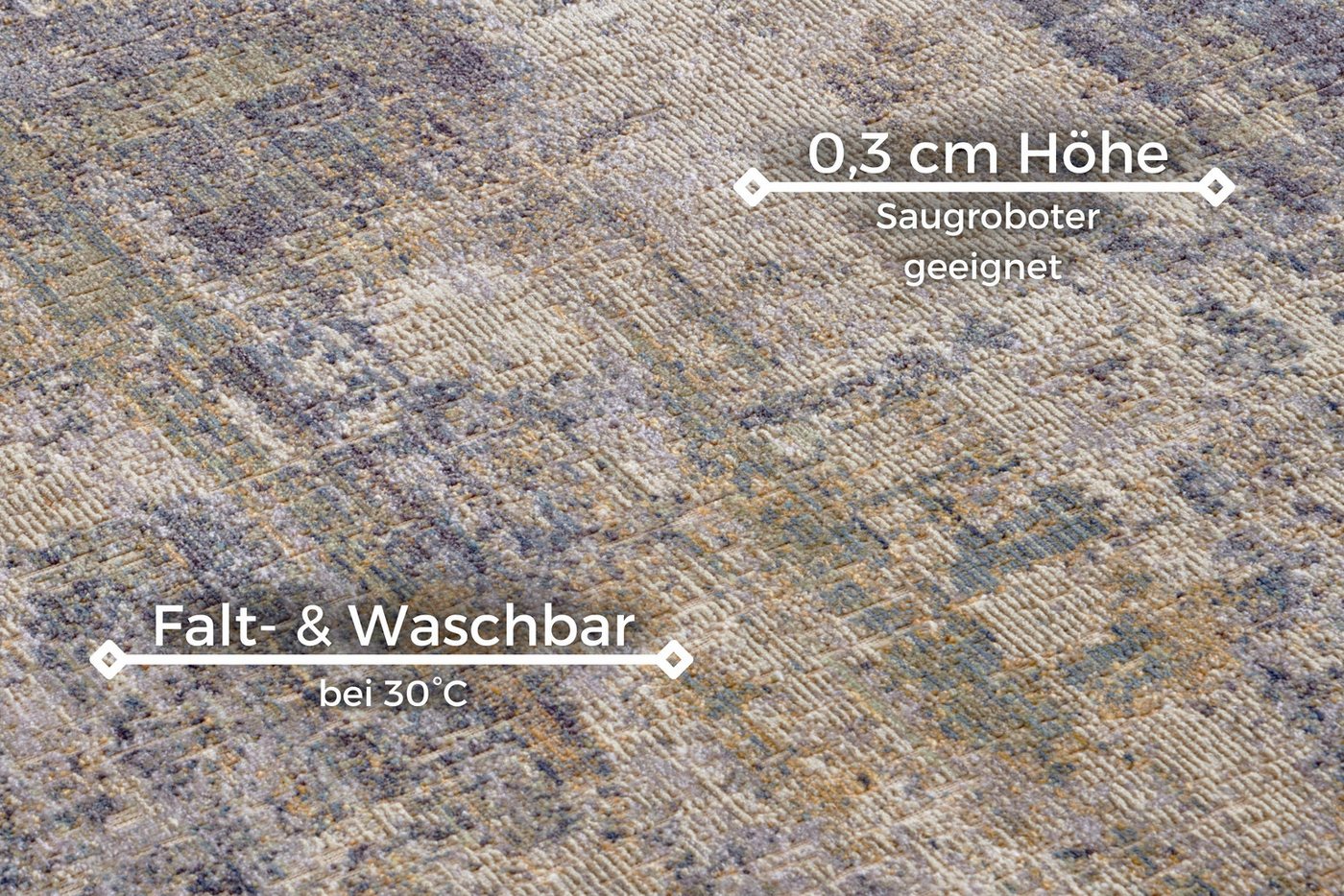 HANSE Home Teppich Gizeh, rechteckig, Höhe: 3 mm, In-& Outdoor, Läufer, Wetterfest, Balkon, Wohnzimmer, Orient Bild 5