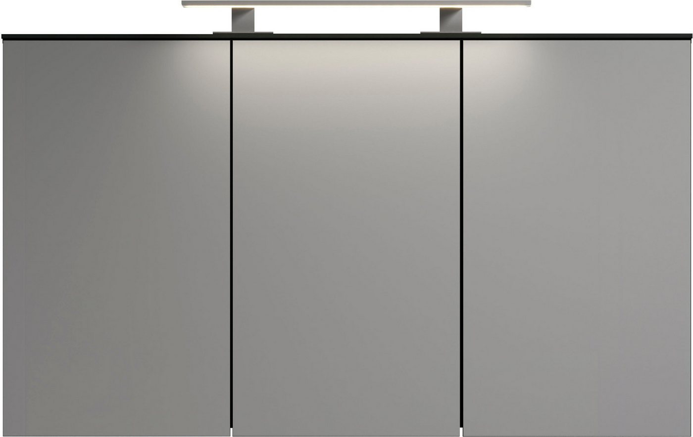 welltime Spiegelschrank Premont (1-St) Breiter Badspiegel mit 3 Spiegeltüren und 9 Fächern - Soft-Close Bild 5