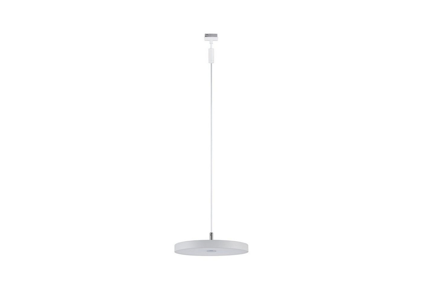 Paulmann Schienensystem-Leuchten URail Pendel Hildor 850lm 15W 3000K 230V Chrom matt, LED fest integriert, Warmweiß, 3-Step-Dimmbar
