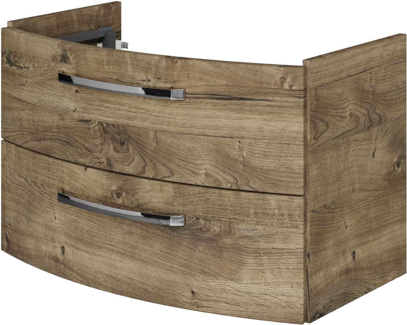 Saphir Badmöbel-Set Serie 4010 2-teilig Keramik-Waschtisch mit LED-Spiegelschrank, (Set), Badezimmer Set 84 cm breit, inkl. Türdämpfer, 3 Türen, 2 Schubladen Bild 2