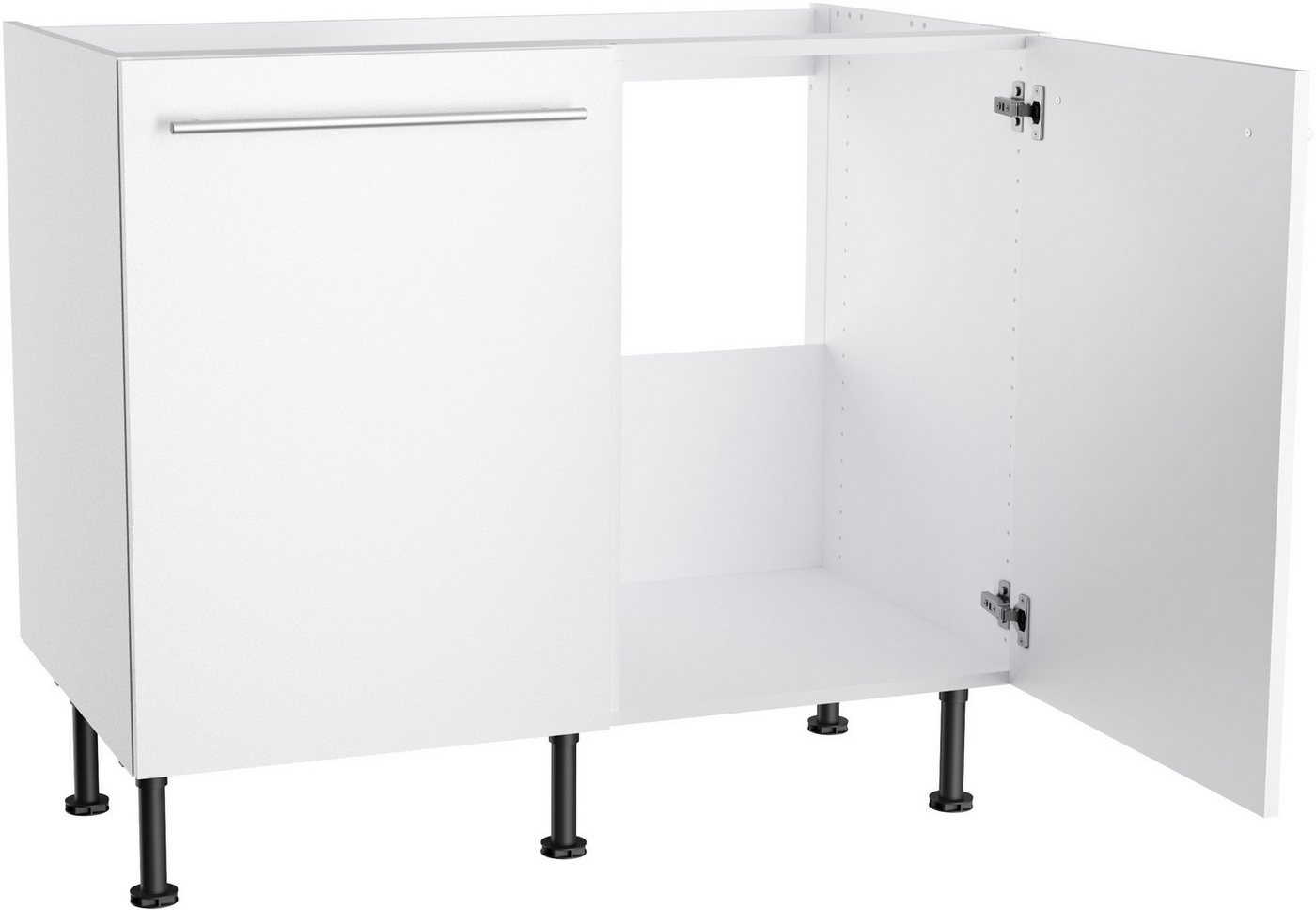 KOCHSTATION Spülenschrank KS-Bern2 Breite 100 cm, 2 Türen Bild 3