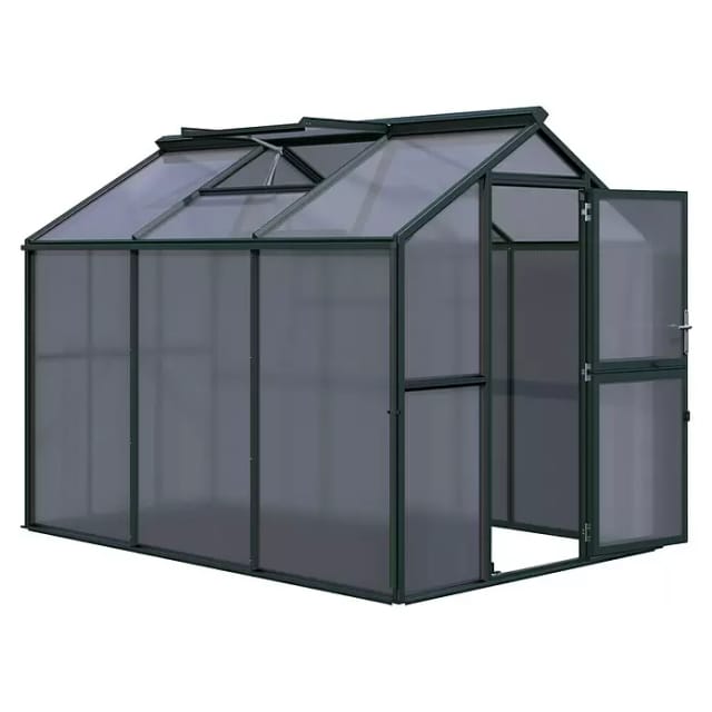 Kgt Gewächshaus "galant Iii", Tannengrün, 6,7 M², 10 Mm Hkp