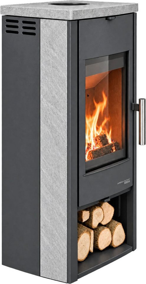 Haas + Sohn Kaminofen Portree, NEU & Exklusiv, Lieferung bis ins Wohnzimmer, 6 kW, Zeitbrand, dein Premium Haas+Sohn für stilsichere Eleganz mit Panorama Scheibe Bild 4