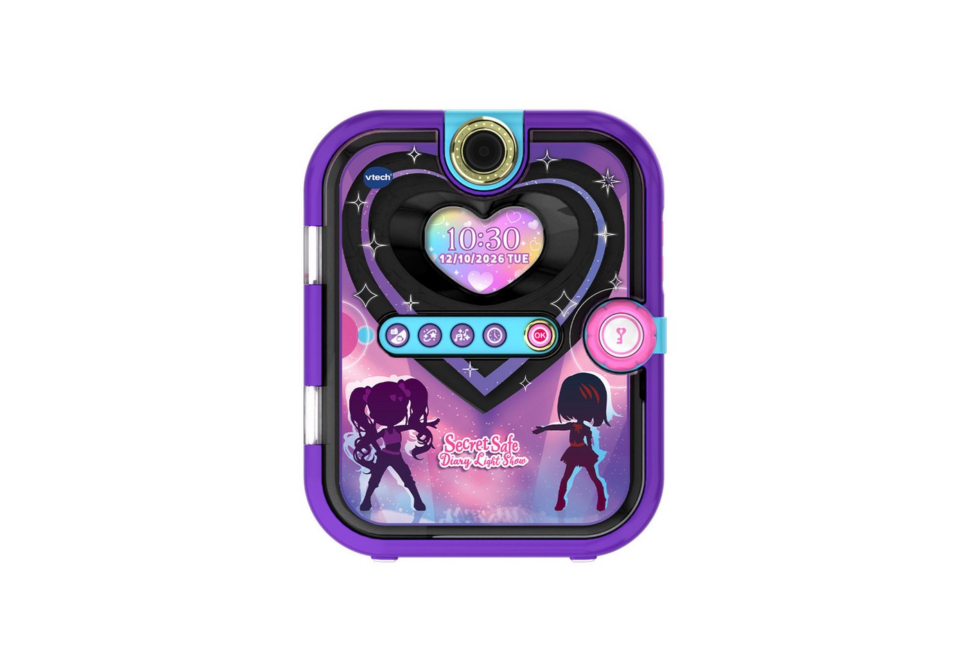 Vtech® Elektronisches Tagebuch KidiSecrets Fashion Videotagebuch, mit Gesichtserkennung und einen 4-stelligen Zahlencode