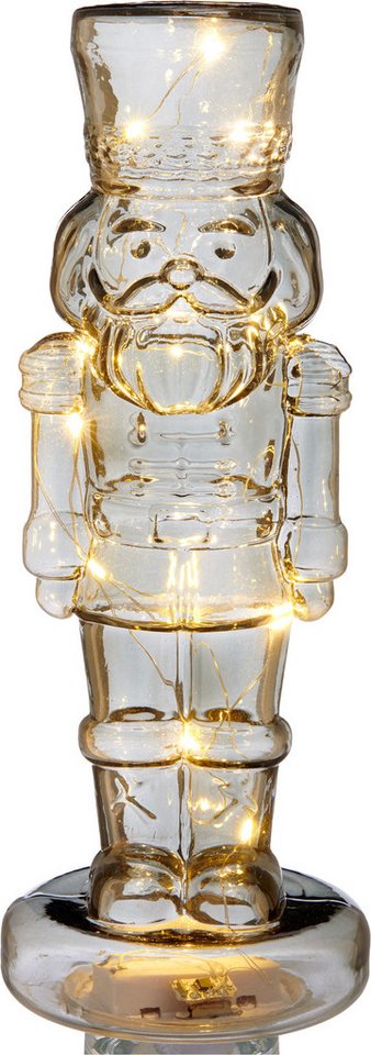 Creativ home LED Dekofigur Deko-Figur Nussknacker, Timerfunktion, LED fest integriert, mit LED-Beleuchtung Bild 2