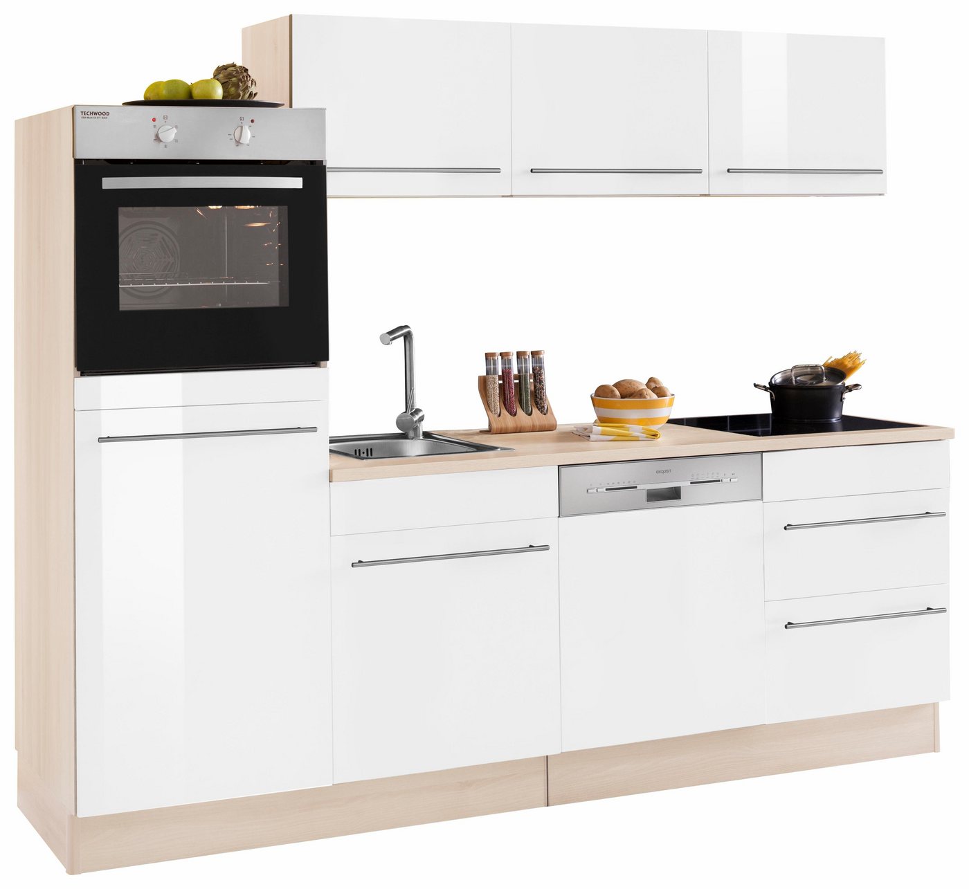 OPTIFIT Küche Bern, (Spar-Set), Breite 240 cm, mit E-Geräten, Stärke der Arbeitsplatte wählbar Bild 5