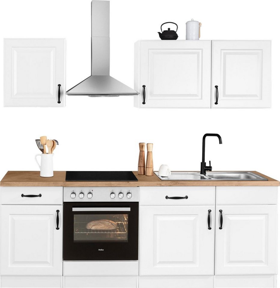 wiho Küchen Küchenzeile Erla, wahlweise mit E-Geräten, Breite 220 cm Bild 5