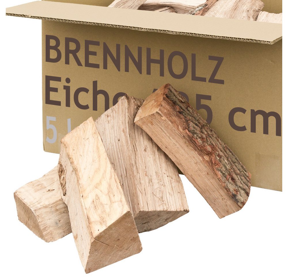 Flameup Kaminholz Brennholz Kaminholz Holz Eiche 5 kg Ofen Kamin Kaminofen Grill 25 cm, 5 kg Bild 3