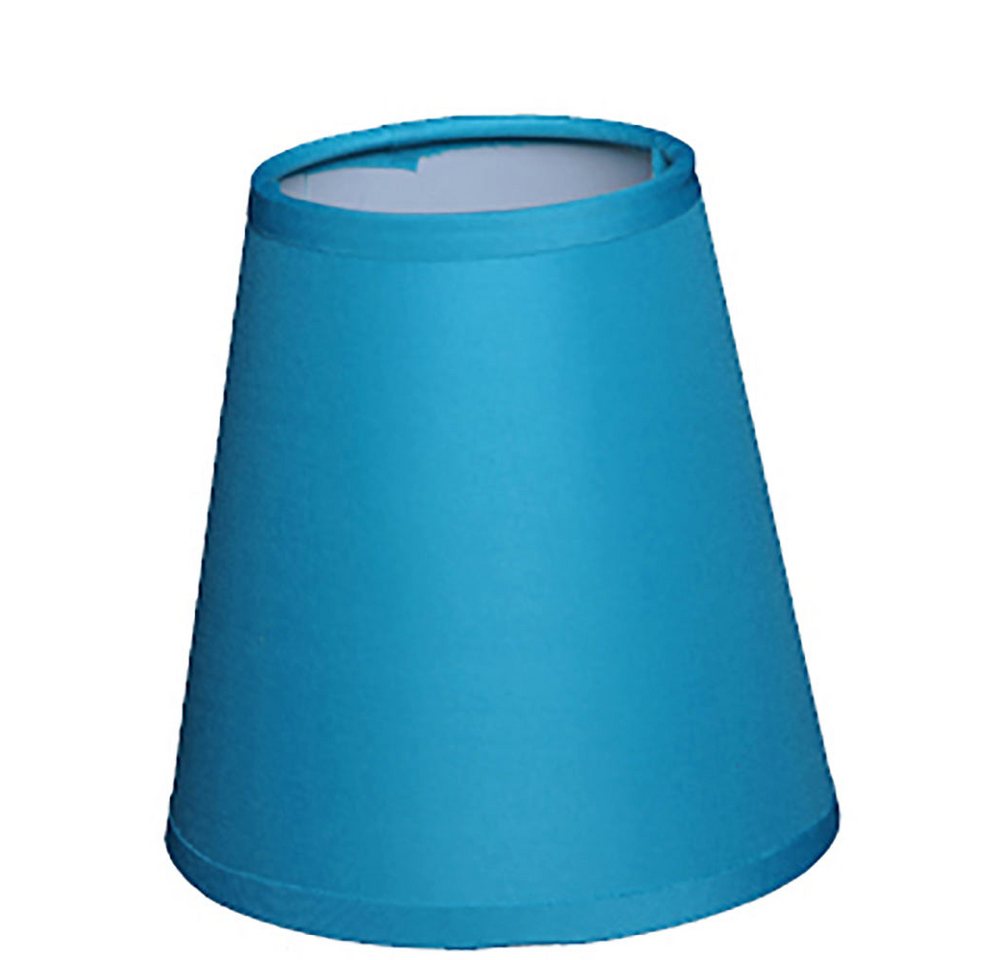 Dirk Davids Leuchten GmbH Lampenschirm Lampenschirm Aufstecker Aqua Blau Kronleuchter Klemmschirm