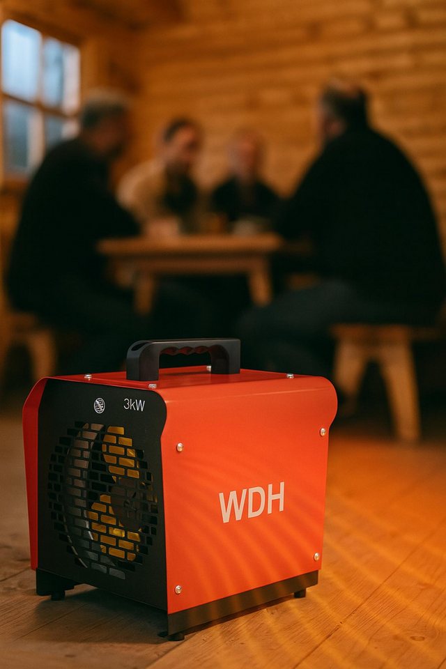 WDH Heizgerät WDH-BGP03, 3000 W, Geräuscharmer Betrieb Bild 3