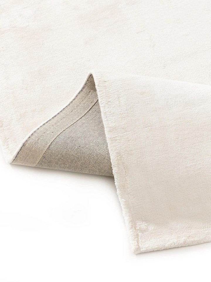 benuta Teppich Nela, rechteckig, Höhe: 6 mm, Viskoseteppich,Teppich Wohnzimmer, Schlafzimmer, Esszimmer, Flur, Cozy