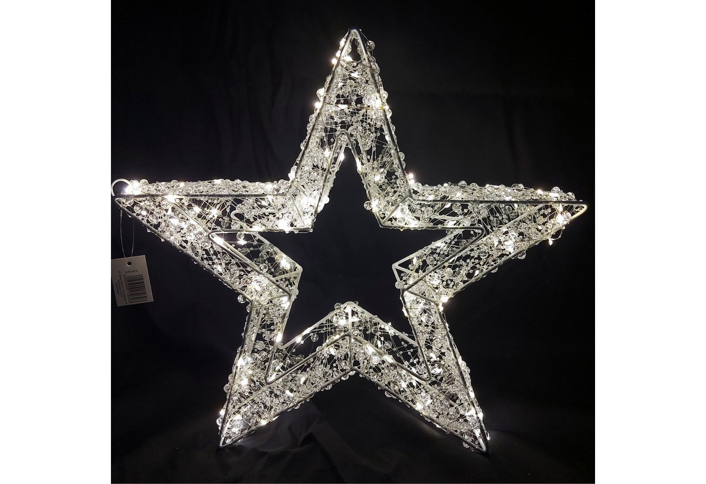 formano LED Dekoobjekt Funkeleffekt, LED, Mit Timerfunktion, Weiß, Stern, H: cm Bild 5