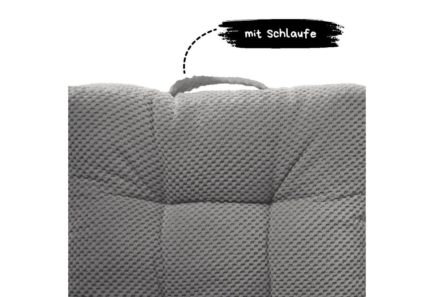 REALLaxx Sitzauflage Bubble, (1 St), Sitzkissen 40x40cm, Stuhlkissen Sitzerhöhung mit 3D-Punktemuster Bild 3