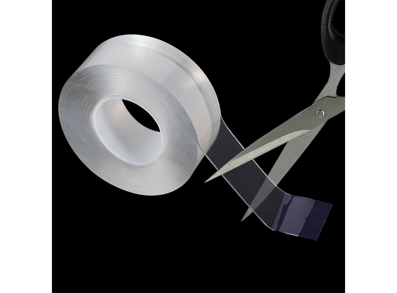 shop'n smile ideoon Klebeband Transparentes Nano Klebeband, L 5 m x B 10 mm (1-St) 5m x 10mm