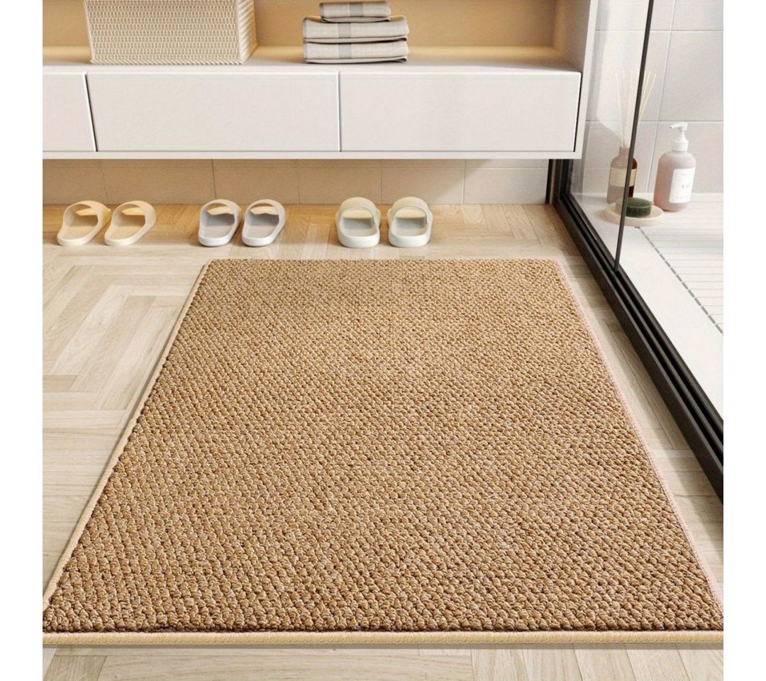 Diwzbyn Fußmatte Rutschfest Fußmatte Außen und Innen, Wasserdicht Eingangsteppich, 40*60cm, Waschbar Türmatte, Absorbierend Fussmatte für Hund, Eingang, Haustür Bild 4