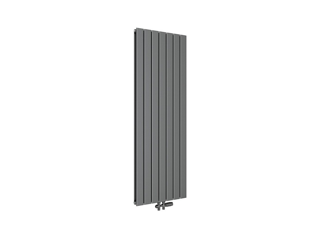 ELEGANT Heizkörper Designheizkörper Flach mit Multiblock,Anthrazit,Bad, 1600/1800x542mm Vertikal, mit Multiblock, Doppellagig/ Einlagig Bild 2