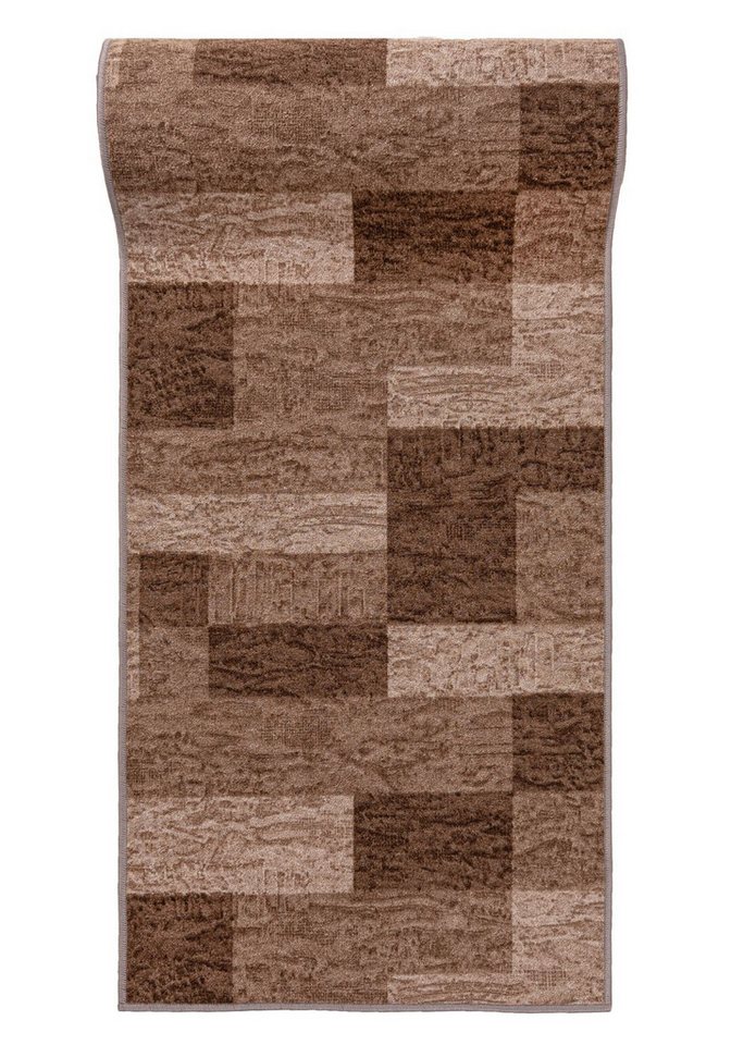 Mazovia Läufer Retro Geometrisch Beige Creme Flur, Schlafzimmer, Diele, Fußbodenheizung Bild 5