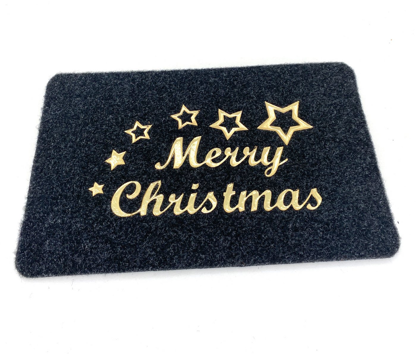 heimtexland Fußmatte Schmutzfangmatte Merry Christmas Fußabstreifer, rechteckig, Höhe: 40 mm, Schmutzmatte I Teppich rutschfest I Weihnachten I Deko Bild 3