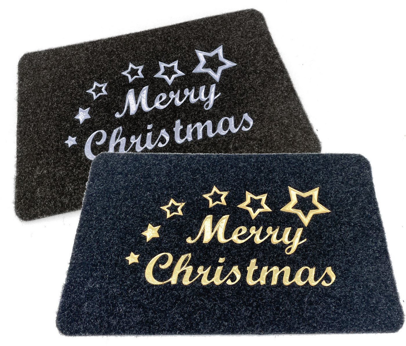 heimtexland Fußmatte Schmutzfangmatte Merry Christmas Fußabstreifer, rechteckig, Höhe: 40 mm, Schmutzmatte I Teppich rutschfest I Weihnachten I Deko Bild 4
