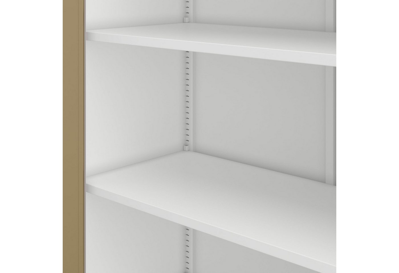 Jan Nowak Aktenschrank Metall Büroschrank abschließbar 90 cm JAN H 4 Böden Stahl (Ordnerschrank Aktenschrank Büro Kanzlei Praxis Sozialraum, Kaltwalzstahl 0,6 mm 195 x 90 x 40 cm Wandmontage 50 Ordner) Schloss 2 Schlüssel robust langlebig 17 Farben