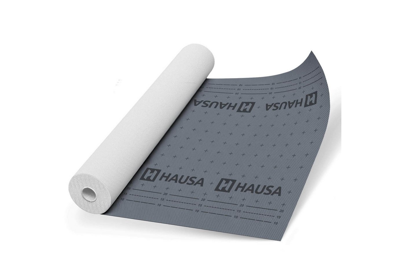Hausa Dachbahn Unterspannbahn Dach Superior HU180, Ohne Selbstklebestreifen, 150 m² pro Paket, (180g/m², 2-St., 2 x 1,5m x 50m), flexible dreilagige hochdiffusionsoffene Unterdeckbahn Bild 2