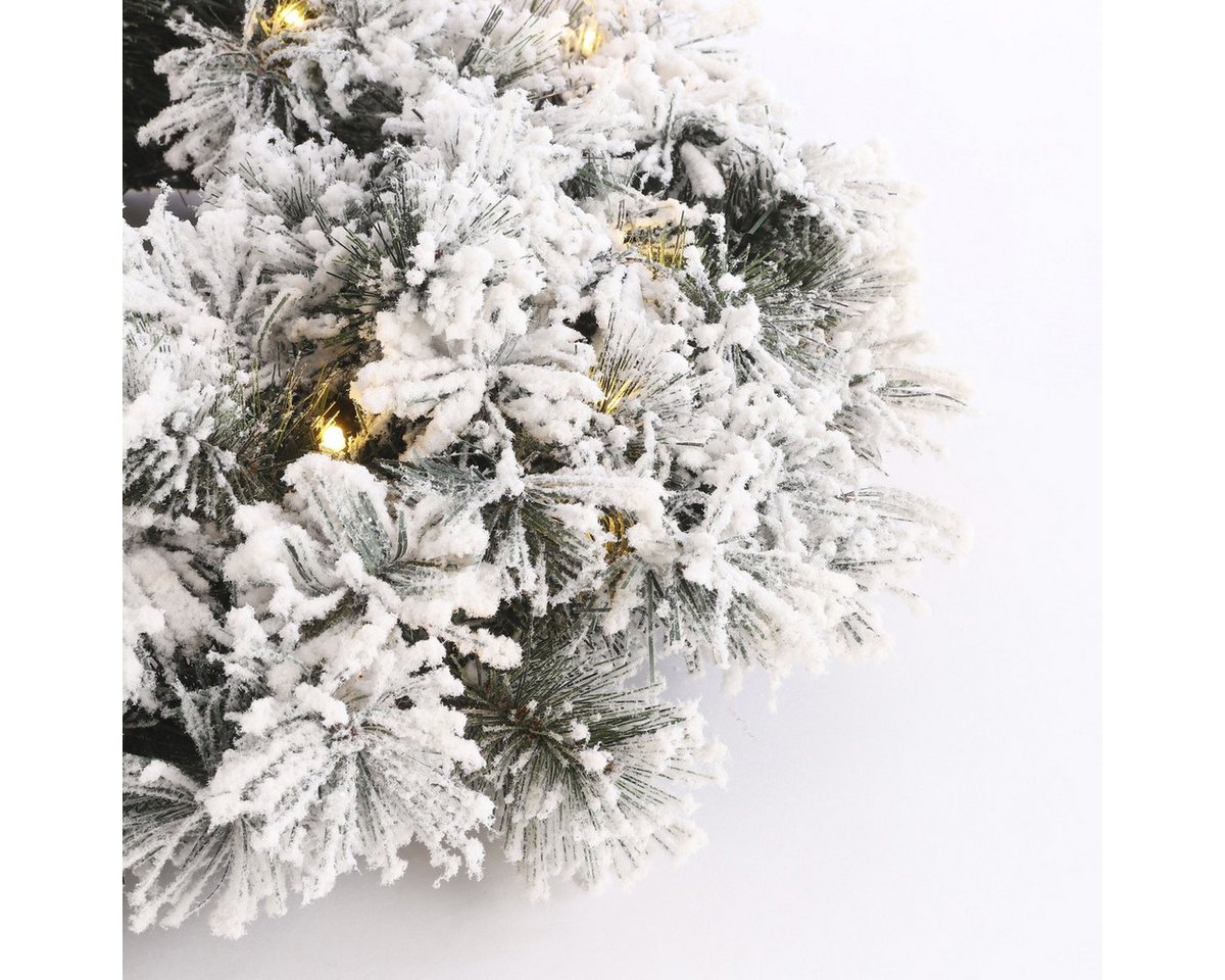 Black Box Trees Dekokranz Black Box Trees Dinsmore Kranz led Batteriebetrieben gruen frosted 30L