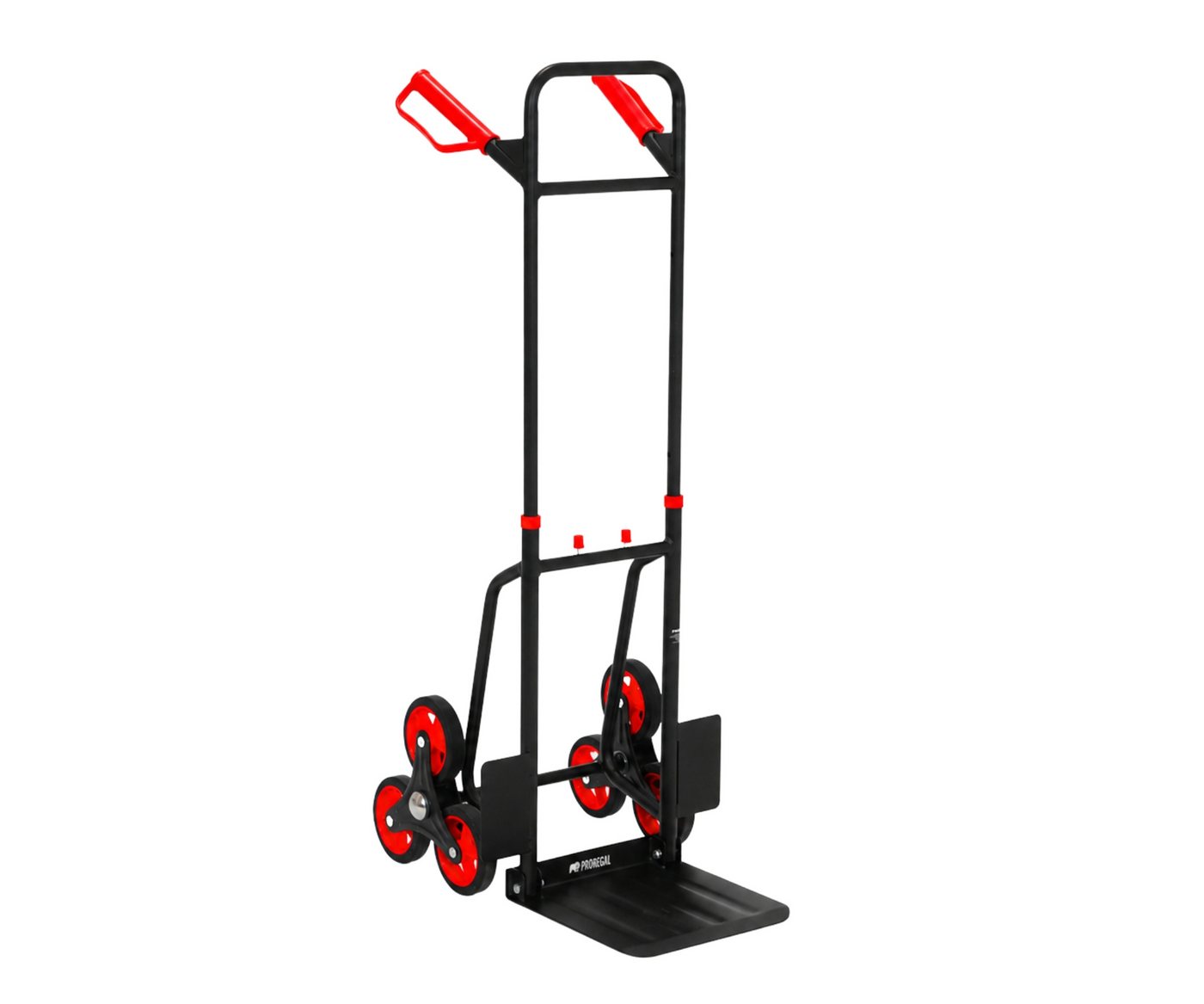 PROREGAL® Treppensackkarre TAURUS Traglast 150-250kg Stahlrahmen ergonomische Griffe Bild 2